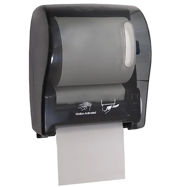 Touchless automatic towel dispenser